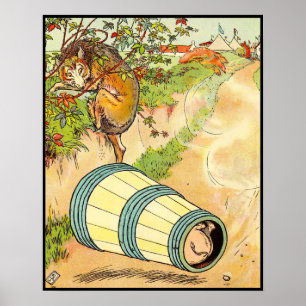 Drie kleine Varkens: De Wolf was bang Poster