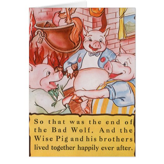 Drie kleine Varkens die wolf koken,  feiale tale (Voorkant)