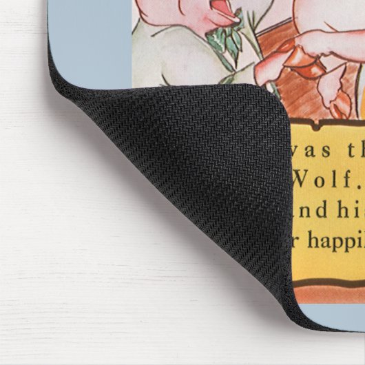 Drie kleine Varkens die wolf koken,  feiale tale Muismat (Hoek)