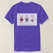 Drie kleine varkens doen Yoga Cute en Funny van Tr T-shirt (Design voorkant)