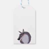 Drie kleine varkens en de grote boze wolf cadeaulabel (Achterkant)