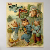 Drie kleine Varkens Fairy Tale Poster (Voorkant)