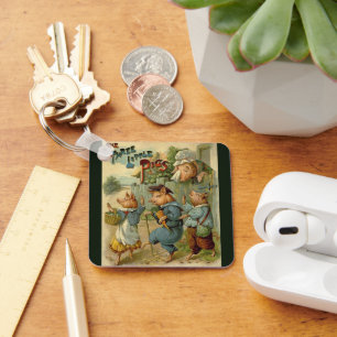 Drie kleine Varkens  Fairy Tale Sleutelhanger
