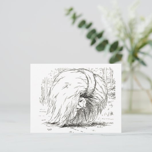 Drie kleine Varkens: Het eerste kleine Varkenspijn Briefkaart (Staand voorkant)