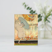 Drie kleine varkens: Het Wolf-Briefkaart invullen Briefkaart (Staand voorkant)