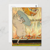 Drie kleine varkens: Het Wolf-Briefkaart invullen Briefkaart (Voorkant / Achterkant)