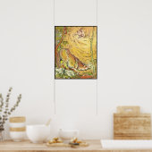 Drie kleine Varkens: Hij blaast het huis in Poster (Keuken)