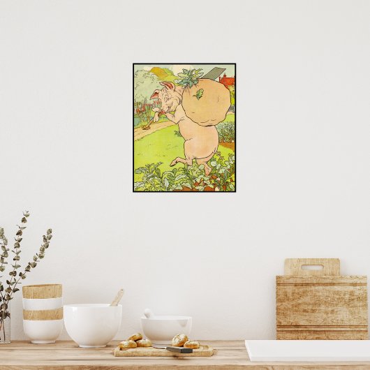 Drie kleine varkens: Ik heb de Turnips Poster (Keuken)