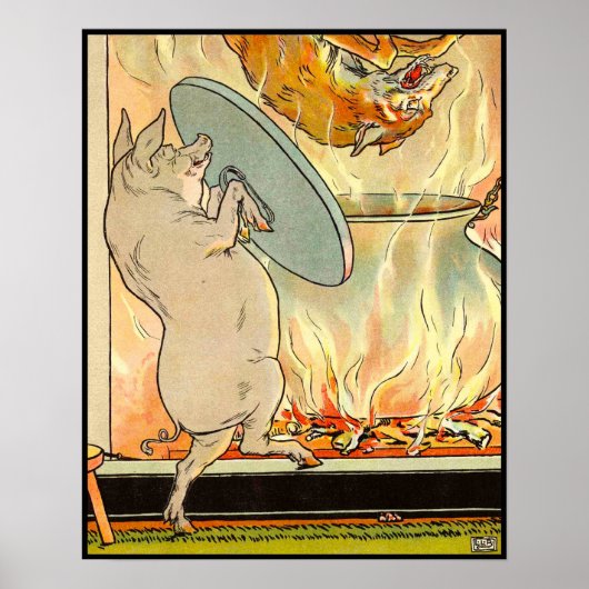 Drie kleine Varkens: in de val van de wolf Poster (Voorkant)