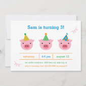 Drie kleine varkens kaart (Voorkant)