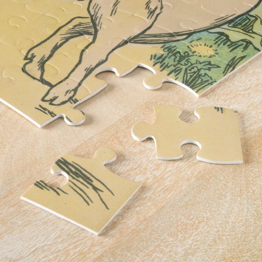 Drie kleine varkens legpuzzel (Zijkant)