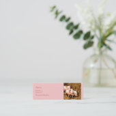 Drie kleine varkens mini visitekaartje (Staand voorkant)