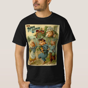 Drie Kleine Varkens Oude Sprookje T-shirt