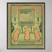 Drie kleine Varkens Poster (Voorkant)