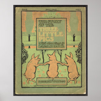 Drie kleine Varkens Poster
