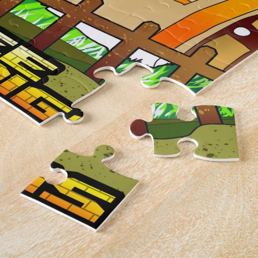 Drie Kleine Varkens Puzzle Legpuzzel (Zijkant)