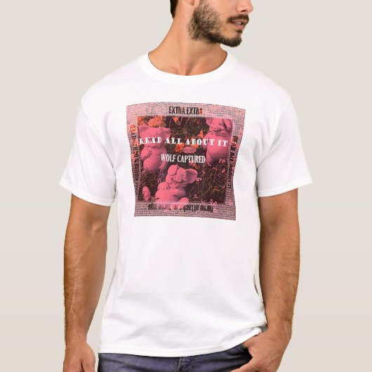 drie kleine varkens t-shirt (Voorkant)