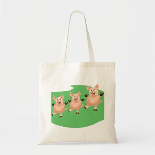 Drie kleine varkens tote bag (Voorkant)