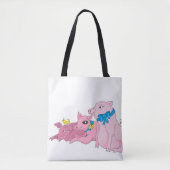 Drie kleine varkens tote bag (Voorkant)