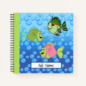 Drie Kleine Vis Spiraal Notebook Notitieboek (Voorkant)