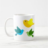 Drie kleine vogels koffiemok (Links)