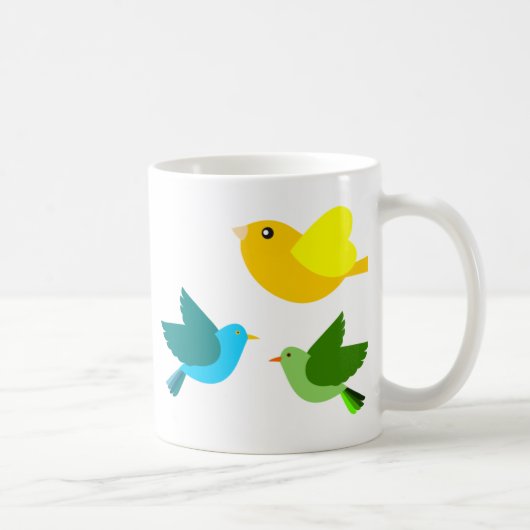 Drie kleine vogels koffiemok (Rechts)
