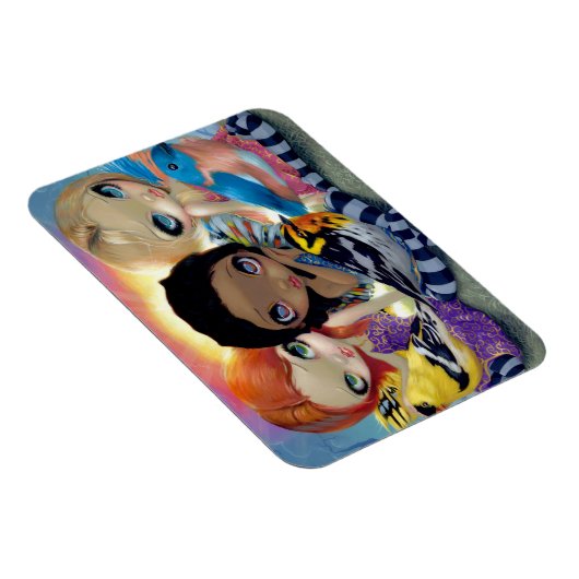 "Drie kleine vogels" magneet (Rechterzijde)