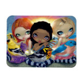 "Drie kleine vogels" magneet (Horizontaal)