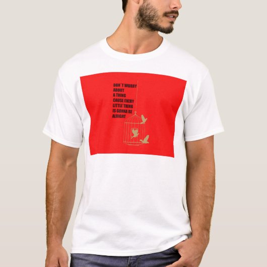Drie Kleine Vogels T-shirt (Voorkant)