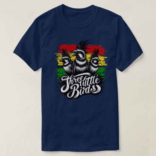 Drie kleine vogels TShirt 1 (Design voorkant)