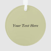 Drie kleine zusjes aan tafel eten soep ornament (achterkant)