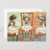 "Drie kleine zussen" Briefkaart (Voorkant / Achterkant)