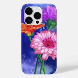 Drie Kleur Gerberas - het Schilderen Hoesje-Malte  Case-Mate iPhone 14 Pro Hoesje