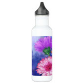 Drie kleur Gerberas water flessenschilders Waterfles (Links)