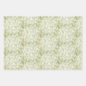 Drie kleuren: alle patronen van het schoorsteenbla inpakpapier vel (Voorkant)