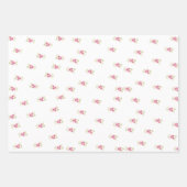 Drie kleuren Anemones die het Papierblad verpakken Inpakpapier Vel (Voorkant)