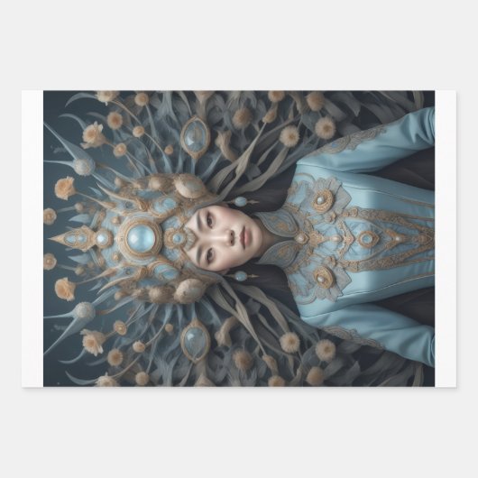 Drie kleuren, één mensheid - inpakpapier vel (Voorkant 2)