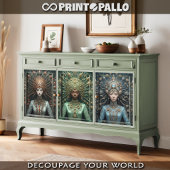 Drie kleuren, één mensheid - inpakpapier vel