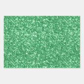 Drie kleuren faux glitter textuur inpakpapier vel (Voorkant 2)