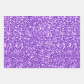 Drie kleuren faux glitter textuur inpakpapier vel (Voorkant)