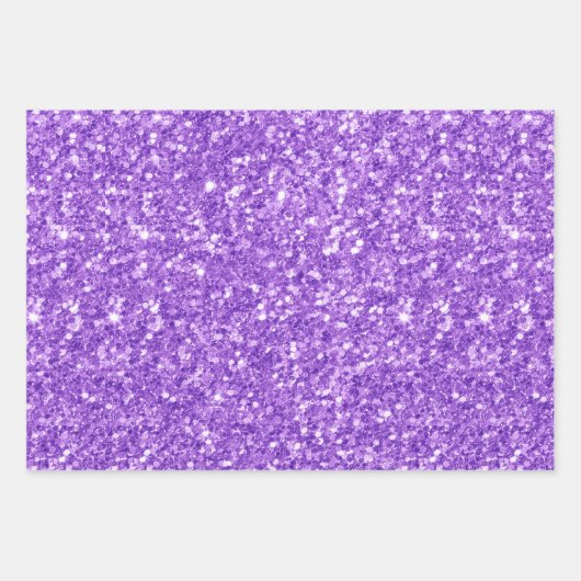 Drie kleuren faux glitter textuur inpakpapier vel (Voorkant)