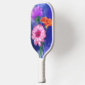 Drie kleuren Gerberas Flower Pickleball Paddle (Links)