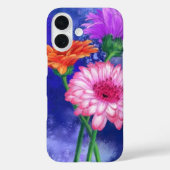 Drie kleuren Gerberas iPhone Case (Achterkant)