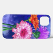 Drie kleuren Gerberas iPhone Case (Achterkant (horizontaal))