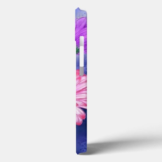 Drie kleuren Gerberas iPhone Case (Achterkant / Links)