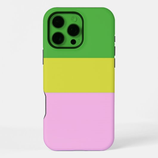 drie kleuren kunst afbeelding iPhone hoesje (Achterkant)