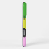 drie kleuren kunst afbeelding iPhone hoesje (Rechterkant)