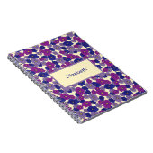 Drie kleuren van het patroon van het oppervlak van notitieboek (Rechterzijde)