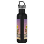 Drie kleurrijke eigenaars waterfles (Achterkant)