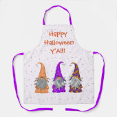 Drie kleurrijke Halloween-kabouters Schort (Voorkant)